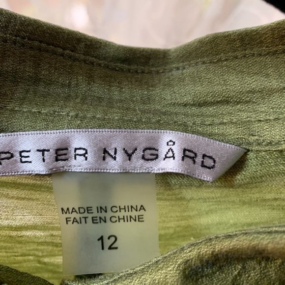 Peter Nygard Linen Shirt - Picture 2 of 3
